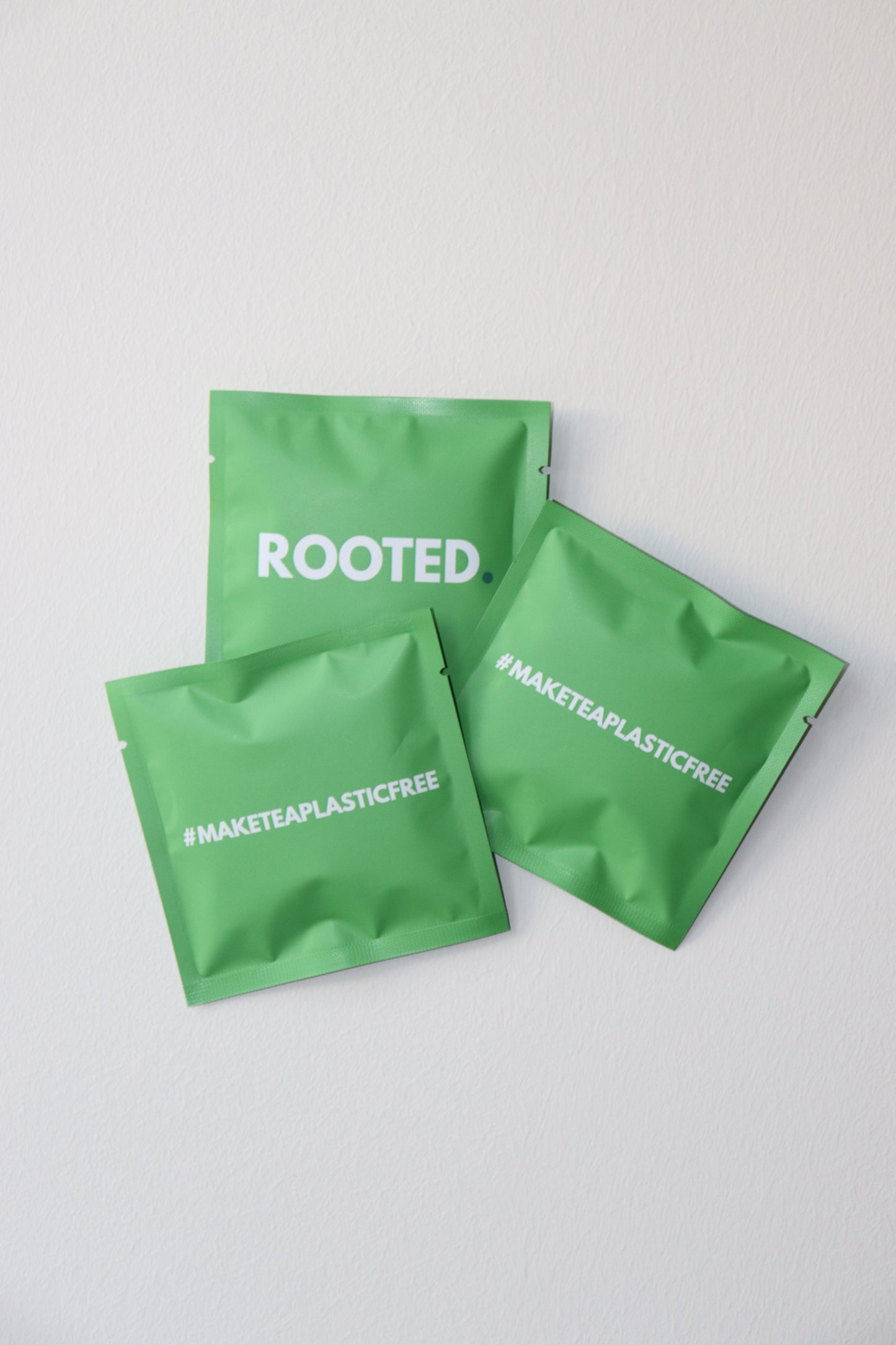 Rooted Starter Pack - Microplastic Free Green Tea Sample (3 Bags)